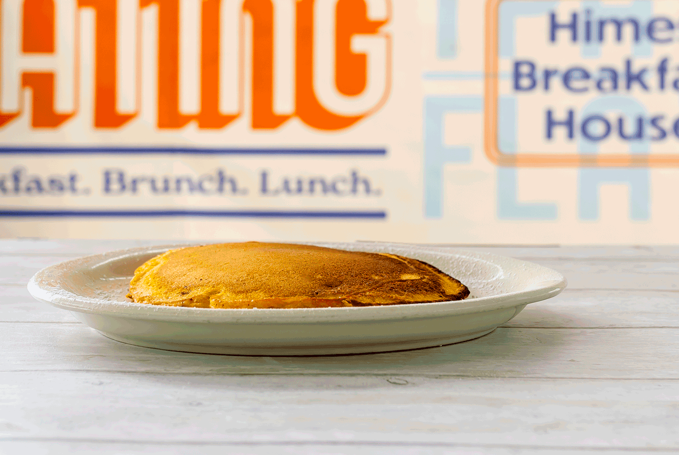 Pumpkin Pancakes are a favorite at Himes Breakfast House